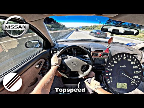 Nissan Maxima QX 3.0 V6 *Manual* Top Speed Drive on German Autobahn🏎