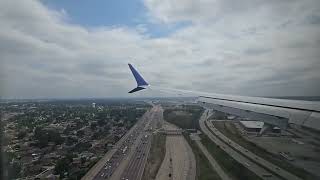 FULL TAKEOFF & LANDING | United Airlines | Boeing 737 MAX 8 | Nashville.- Chicago