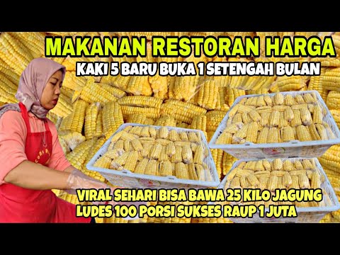 LUDES 100 PORSI SEHARI 25 KILO JAGUNG || VIRAL USAHA Baru BUKA 1 SETENGAH BULAN SUKSES Raup 1 JUTA