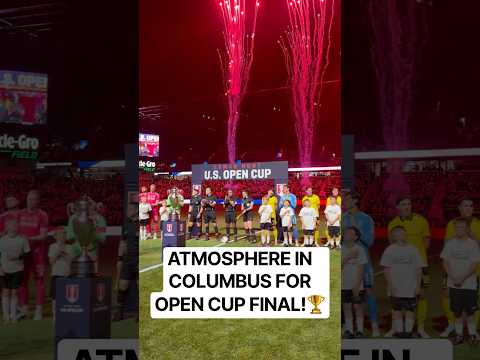 SCENES😤 in Columbus for Open Cup Final!🏆