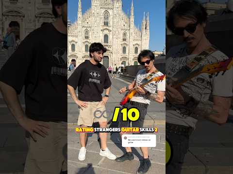 I’ve met @markthehammer while rating strangers guitar skills in Milan