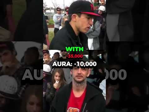 He Lost ALL His AURA In a Rap Battle... #shorts