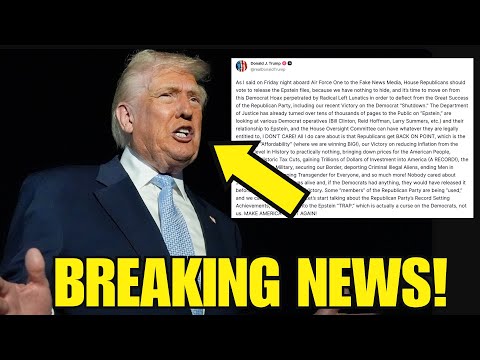 OMG! Trump PANICS on Epstein Files in unhinged move