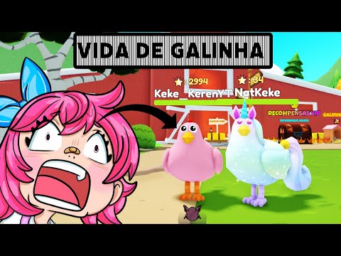 VIRAMOS GALINHA POR UM DIA - Roblox