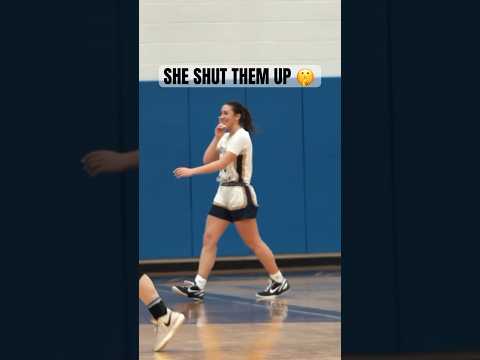 Maddyn wasn’t having the chirping 😤 #maddyngreenway (via king.of.the.courts/IG) #basketball #shorts
