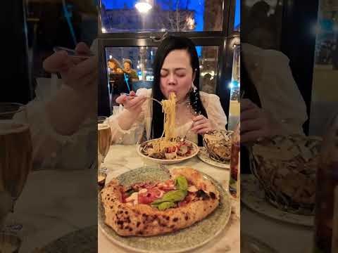 Real or AI? ASMR Eating Pasta in Paris
