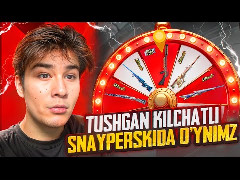 ARBALETDAN TORTIB RULETKADAN TUSHGAN HAR XIL SNAYPER QUROLLARIDA O’YNADIK😈|PUBG MOBILE