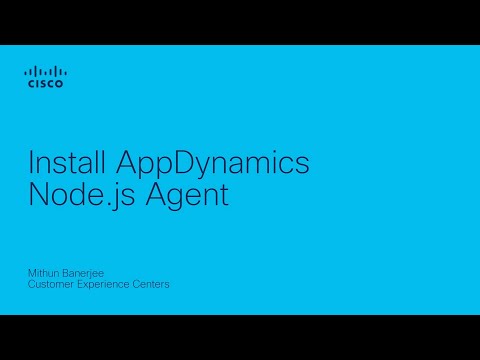 Install AppDynamics Node.js Agent