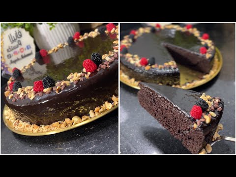 اول حلو اعمله من ٨ سنين👌كيك شوكولاته اقتصادي جدا بدون ولا نقطه شوكولاته🍫😋جاتو حرفيا من جماله روعه😋