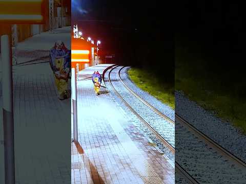 They Waited for the Train But Something Else Arrived (Staged - No Pranks)