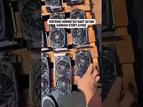 TERTEMİZ MİNİNG'SİZ EKRAN KARTI BULUNUR  #pc #mining #gpu