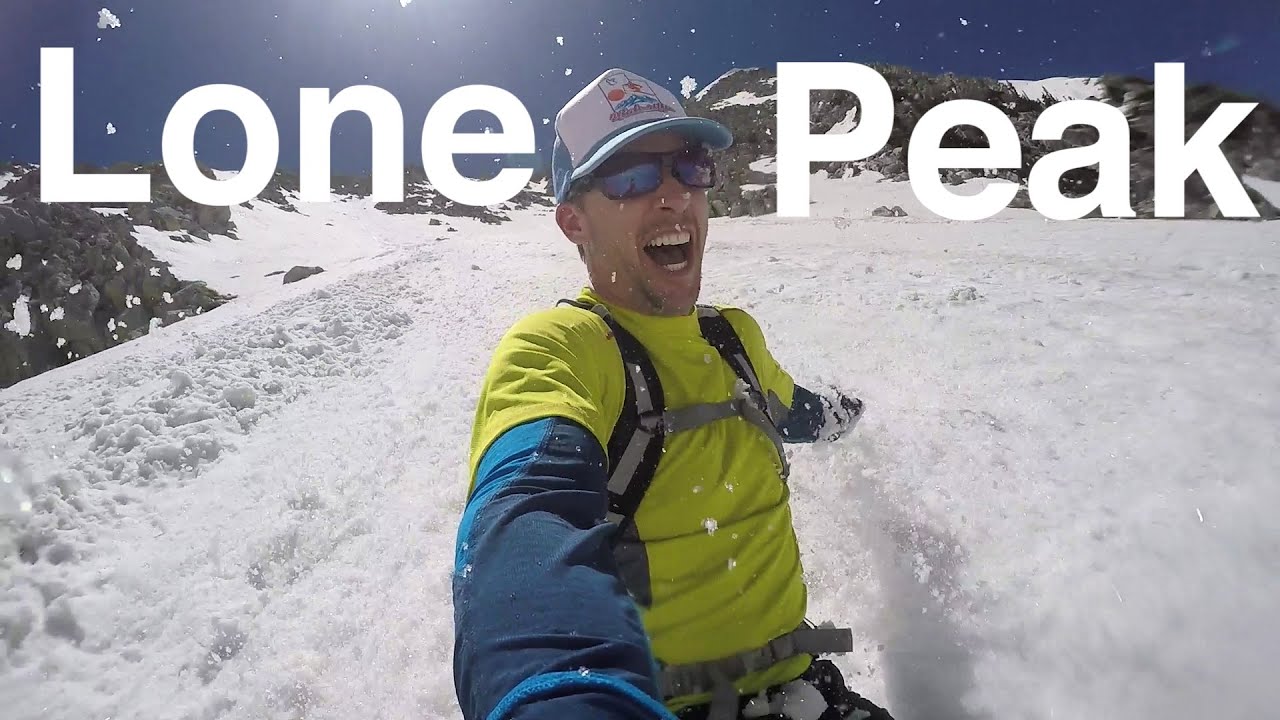 Hiking, Climbing and Sliding Lone Peak - Mountain trips