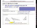 Triangle Properties and Angle Relationships