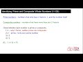 Identifying Prime and Composite Numbers
