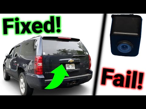 ► Chevy Suburban: Hatch Button, Applique Repaired / Backup Camera Repair Attempt - FAIL!