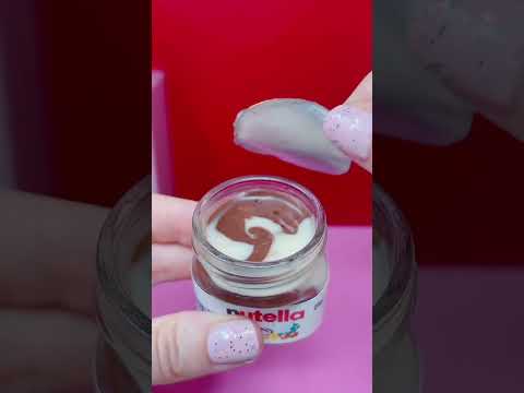Unboxing a miniature Nutella jar see what’s inside #unboxing #nutella #shorts #shortsvideo