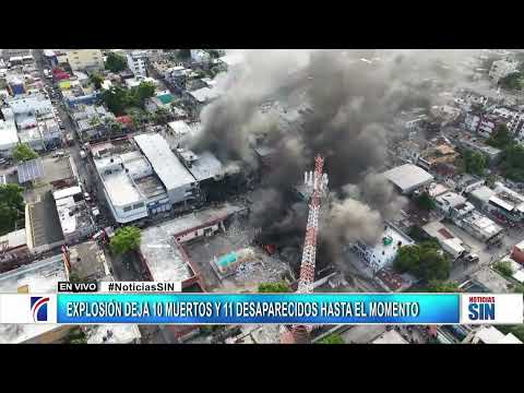 Imágenes aéreas después de explosión en San Cristóbal