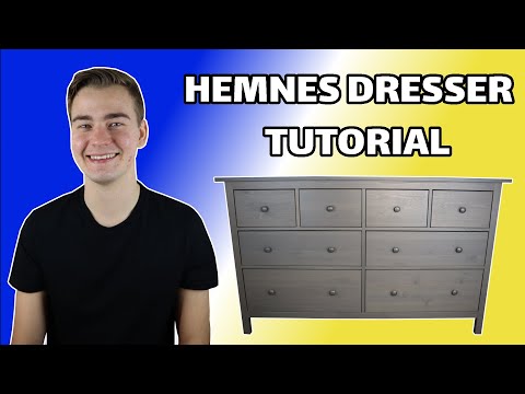 Struggling? IKEA Hemnes 8 Drawer Dresser Tutorial