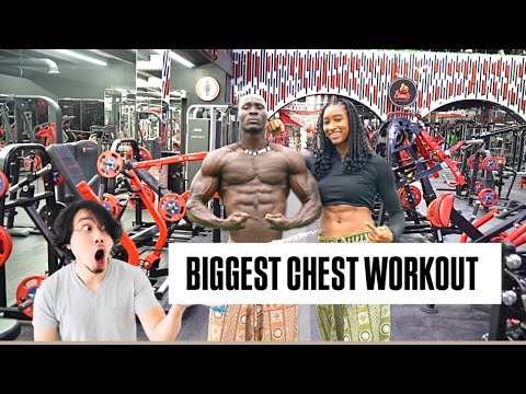 Worked out at the biggest gym in uae 🇦🇪 binous gym