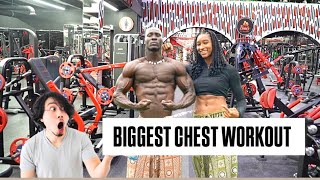 Worked out at the biggest gym in uae 🇦🇪 binous gym