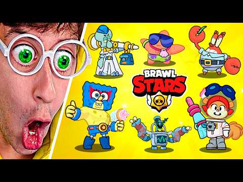 COMPRO Skins BOB ESPONJA 🤑🧽😂!! (mi ruina 😭) - Brawl Stars TEKENDO