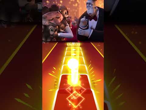 Hotel Transylvania x Coffin dance Tiles Hop EDM Rush #shorts