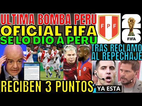 PORFIN LA FIFA SE LO DIÓ A PERÚ Y CASTIGÓ A VENEZUELA Y CHILE TRAS RECLAMO CONTRA ÁRBITRO SORPRENDE