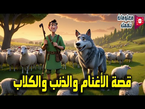 قصة الأغنام و الذئب والكلاب