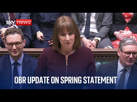 Office for Budget Responsibility responds to Rachel Reeves' spring statement