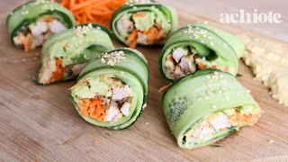 SUSHI de PREPINO sin arroz: receta saludable, ligera y baja en carbohidratos
