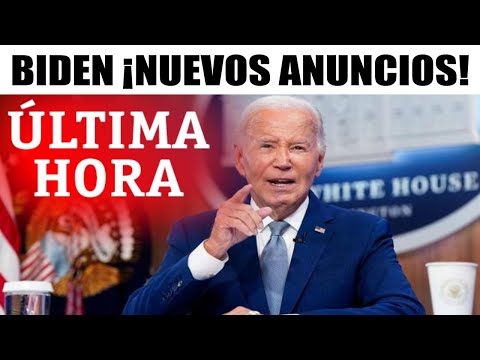 ÚLTIMA HORA de EEUU, El Presidente Joe BIDEN hace ¡NUEVOS ANUNCIOS! desde la Casa Blanca