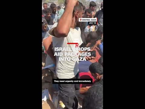 'This is considered death, not aid or food’: People in Gaza react to Israel airdropping aid packages