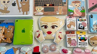 [🧠paper diy🧠] BRAINROT MAKEOVER, APPLE PRODUCTS, GAME BOOK, BLIND BOXES COMPILATION unboxing! | asmr