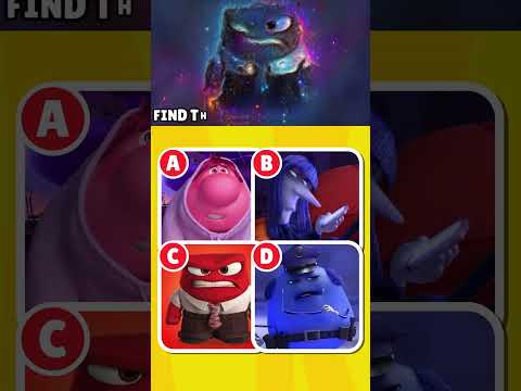 Guess The Hidden Inside Out 2 Characters?🤔 Choose Correctly! 🔥