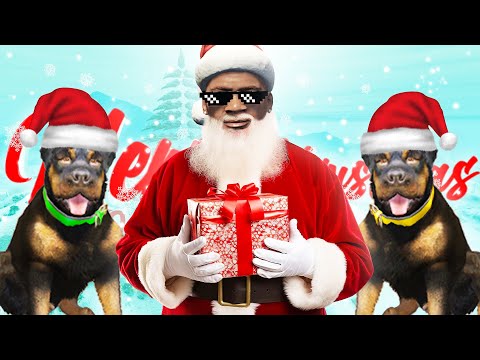 FRANKLIN BECOMES SANTA CLAUS in GTA 5!