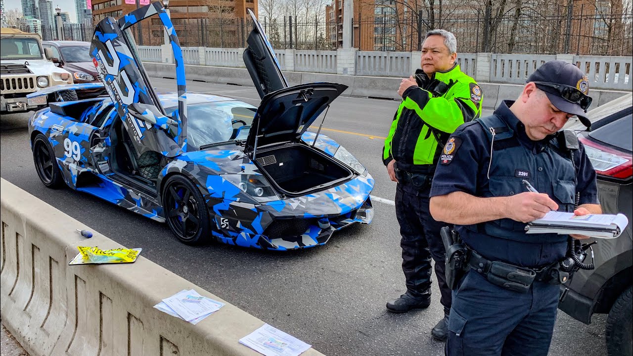 CANADIAN POLICE USE UNLAWFUL TACTICS ON LAMBORGHINI OWNERS
