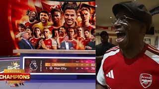 22 YEARS LATER! Arsenal Players & Ian Wright GO CRAZY After Winning EPL Title 🏆 