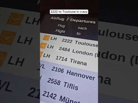 Announcing Flight 2222 To Toulouse! #shorts