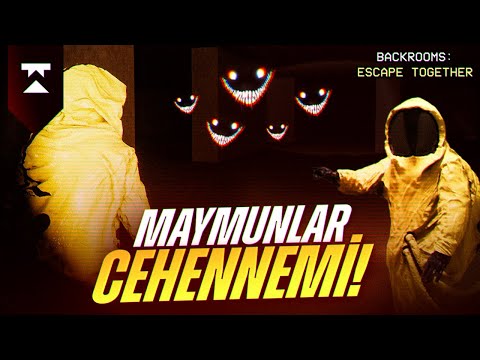 MAYMUNLAR CEHENNEMİ! Backrooms: Escape Together