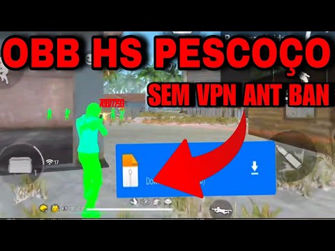 HS PESCOÇO 100% HS NA PASTA OBB FREE FIRE LINK DIRETO HOLOGRAMA VERDE ANT BAN