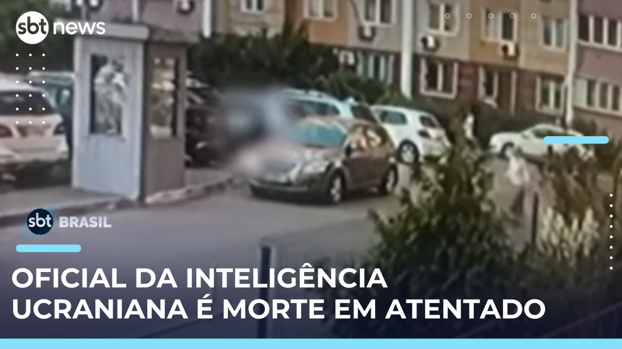 Coronel da Ucrânia é assassinado a tiros em Kiev | SBTBrasil