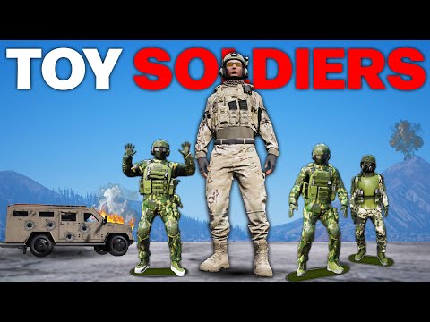 Toy Soldiers INVADE My Server! (GTA 5 RP)