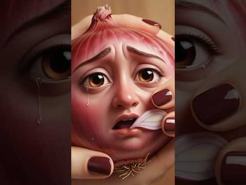 Feeding My Pet 🧅🌱 | Oddly Satisfying ASMR | AI Art #asmr#food #eating #mukbang #viral