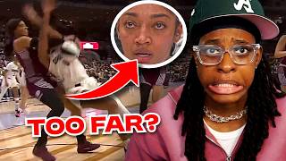 REACTING TO ANGEL REESE CRYING AFTER ISABELLE HARRISON'S FLAGRANT 2 FOUL! THIS IS CRAZY!