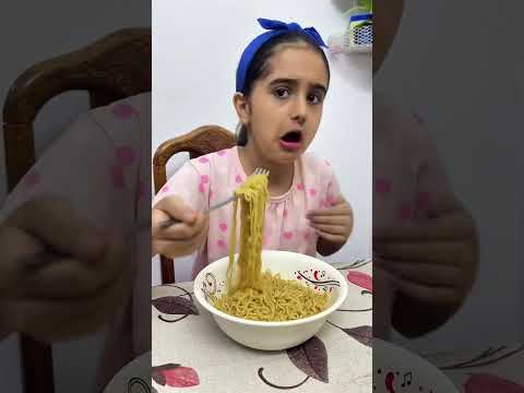 شو هاد بطالع أندومي صوت غريب 😐🍜 #shorts