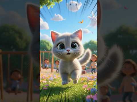 Kitty and the Popped Balloon ❤ #short #cartoon #cat #cartoonforkids #shortvideo