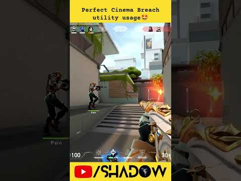 Just cinematic breach utility 🤯 발로란트 #valorant #valoranthighlights #valorantclips