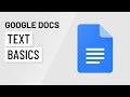 Google Docs Editing and Shortcuts