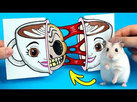 Drawing & Paper Craft Ballerina Cappuccina Transformation for Fans Italian Brainrot
