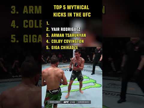 TOP 5 Legendary Strikes In The UFC! #ufc